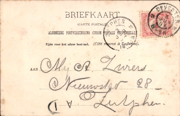KP Deventer Overijssel Holandia, widok na port, Gaafabriek, statki, Deventer