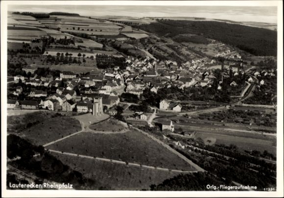 Ak Lauterecken in der Pfalz, Fliegeraufnahme