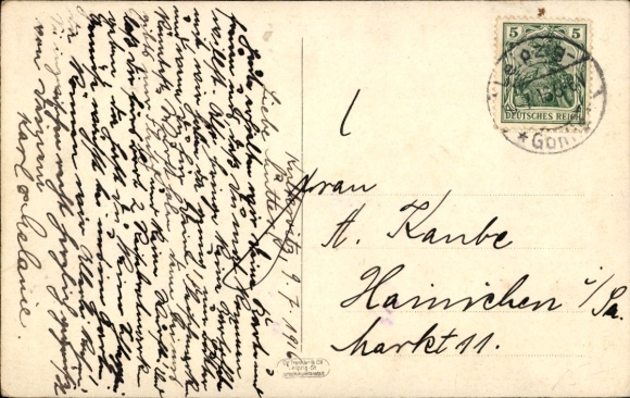 Artist Postcard Commercial Youth Association in the VDH, Wanderer