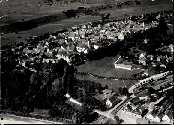 foto Schongau am Lech Opper-Beieren, luchtfoto