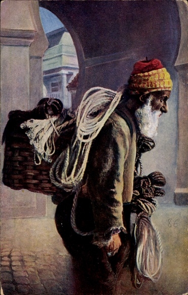 Ak Arabischer Seilmacher, Händler