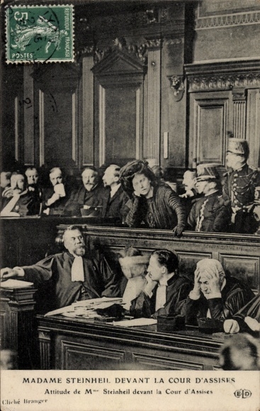 KP Madame Steinheil Devant La Cour D'Assises, rozprawa sądowa