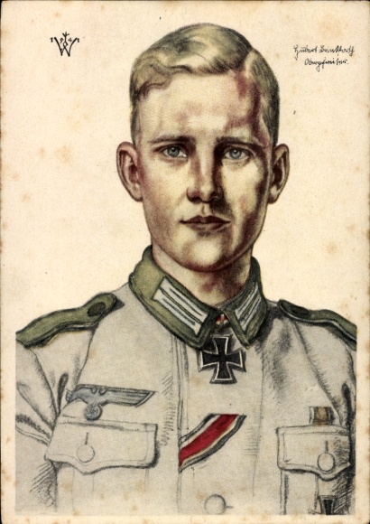 Artysta KP Willrich, Wolfgang, odznaczony Krzyżem Rycerskim Kapral Brinkforth, VDA E 14