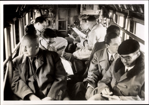 Photo Heinrich Hoffmann, foreign journalists on the plane to Smolensk, August 1941