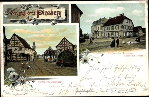 KP Pinzberg w Górnej Frankonii, hotel uzdrowiskowy, Zametzer Thurn, odcinek ulicy