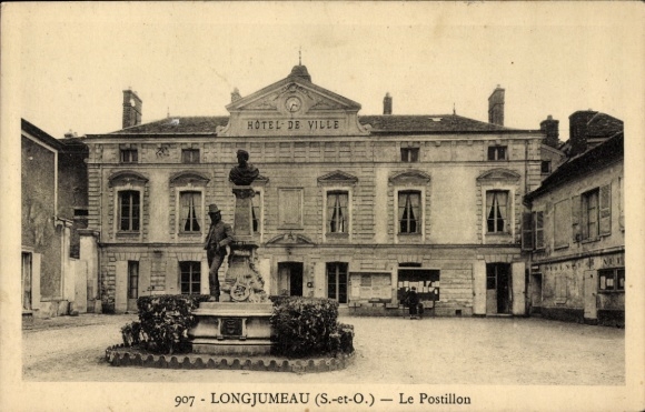 Postcard Longjumeau Essonne, town hall, Longjumeau