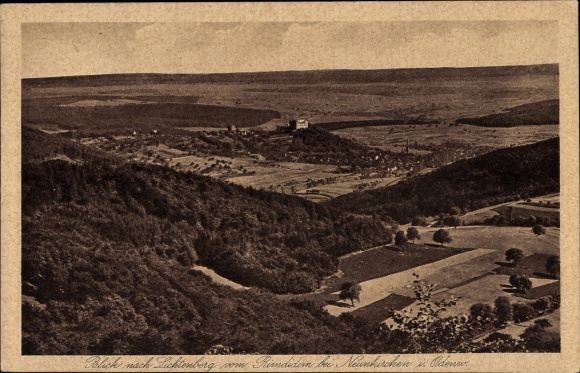Ak Neunkirchen in het Odenwald Modautal, Lichtenberg, panorama