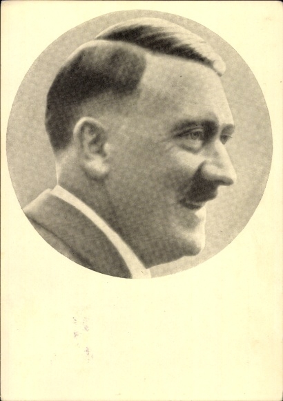 Postcard Führer and Reich Chancellor Adolf Hitler, Men of the Time 91