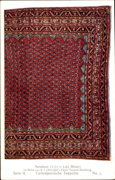 Ac Masterpieces of Oriental Knotting II 5, Central Persian carpets, Serabent