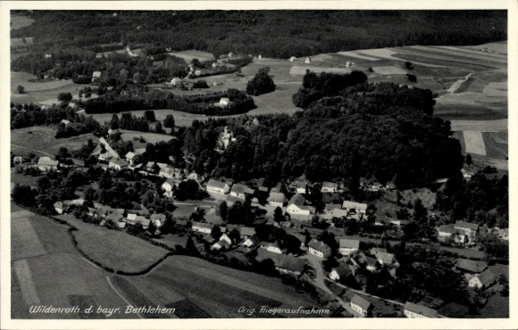 Ak Wildenroth Grafrath Opper-Beieren, luchtfoto