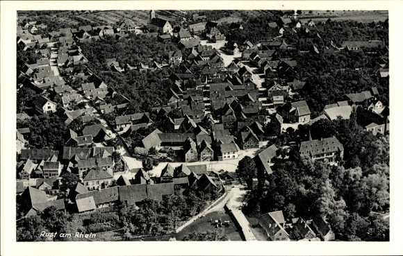 Ak Rust in Baden, Fliegeraufnahme