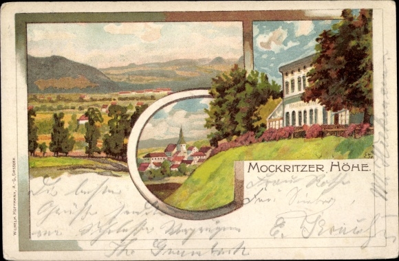 Chromo-Litho Dresden Mockritz, Mockritzer height, restaurant
