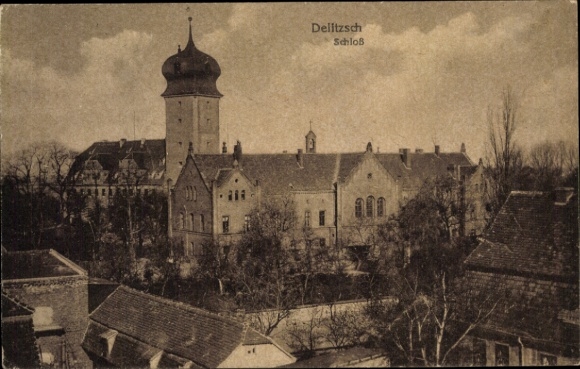 Ak Delitzsch in Sachsen, Schloss