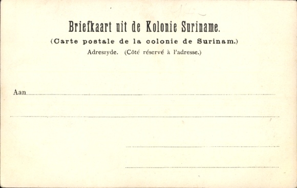 Postcard Paramaribo Suriname, Het Gouvernements-Hotel