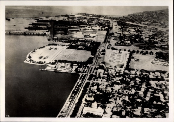 Foto Heinrich Hoffmann, Manila Philippinen, Japanische Besatzung, Luftbild, 1942