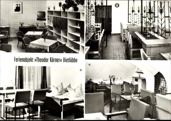 Postcard Vietlübbe in Mecklenburg, holiday property Theodor Körner VEB Metallleichtbaukombinat Magdeburg Parey