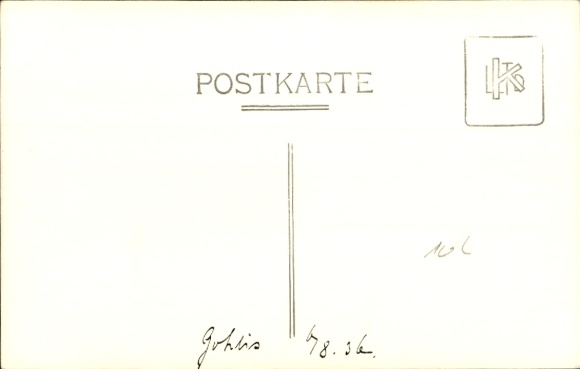 Photo Postcard Dresden Gohlis, Gohlis windmill, men