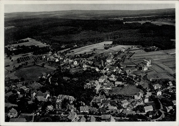 Postcard Schömberg in the Black Forest Württemberg, aerial photograph