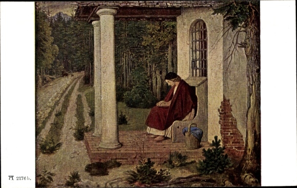 Artist Postcard Schwind, Moritz von, The Forest Chapel, Ackermanns Kunstverlag 2176 b