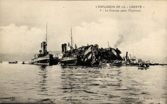 PC French warship, L'Explosion de la Liberté, Cuirassé, 1911