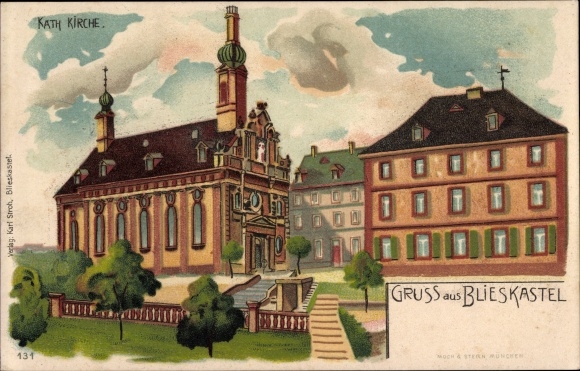 Artist Chromo-Litho Blieskastel in Saarland, Catholic Church