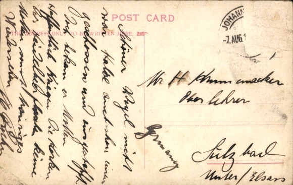 Artist Postcard Egersdorfer, H., Golden Crane