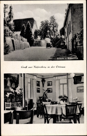 PC Käfersberg Ortenberg in Hessen, Inn zum Rebstock, owner Franz Kiefer, guest room