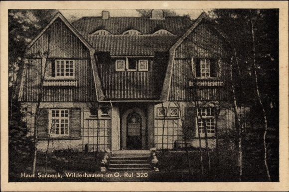 PC Wildeshausen in Lower Saxony, Haus Sonneck, front view