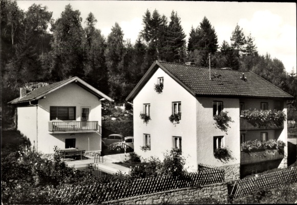 Ansichtkaart Hasenbichl Prackenbach in Neder-Beieren, huis Wagner