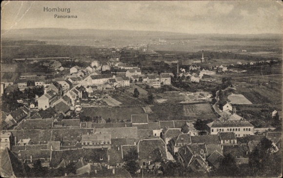 Ak Homburg im Saarpfalz Kreis, Panorama