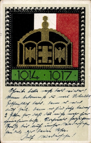 Postcard Frechen North Rhine Westphalia, war landmark, youth donation for war orphans, girls' school
