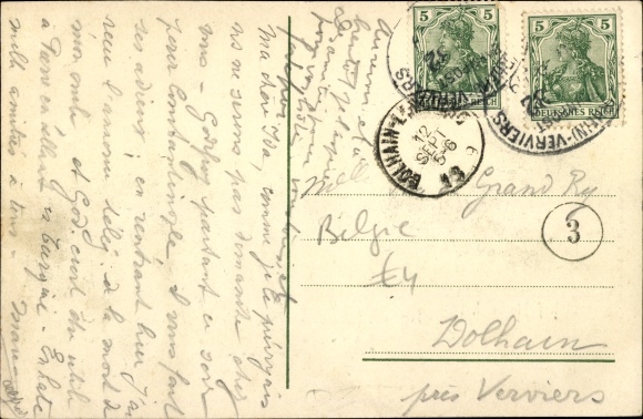 PC Herbesthal Lontzen Wallonia Liège, railway station track side, German Belgian border