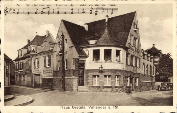 Postcard Vallendar am Rhein, Haus Gretula