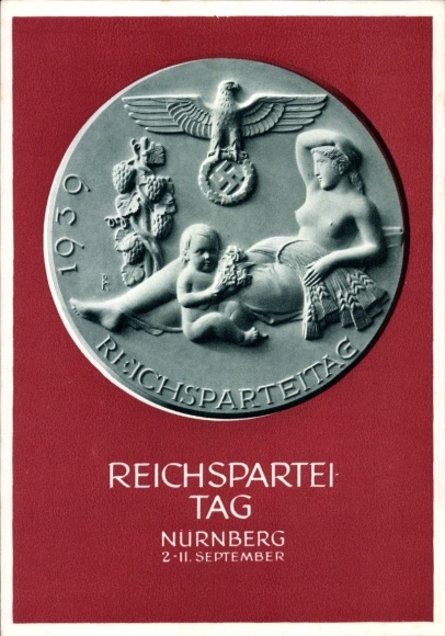 Ganzsachen Ak Nürnberg, Reichsparteitag 1939, Reichsparteitag des Friedens