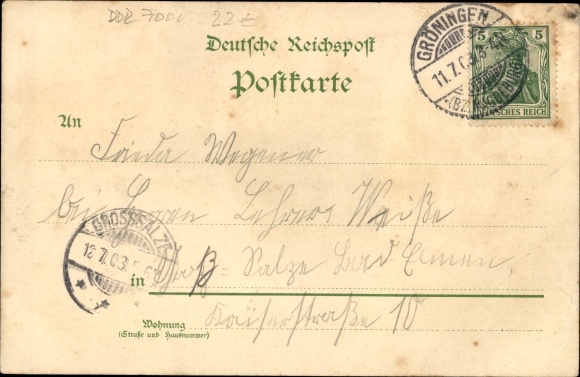 Chromo-Litho Leipzig in Saxony, industry and trade exhibition 1897, fashion house, commercial building