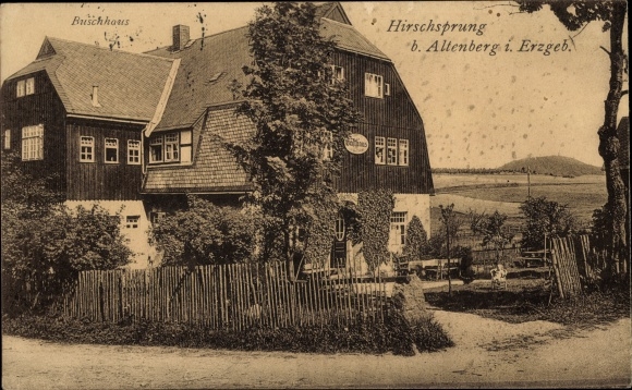 PC Hirschsprung Altenberg Erzgebirge, Buschhaus