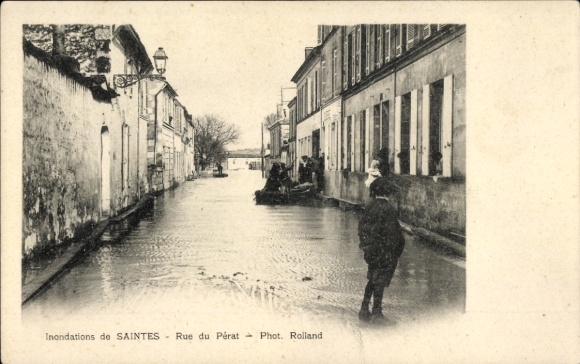 PC Saintes Charente-Maritime, Rue du Perat, flood