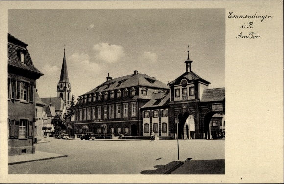 KP Emmendingen im Breisgau Baden, przy bramie