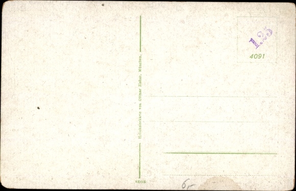 Postcard Meiningen in Thuringia, villas on the Donopskuppe