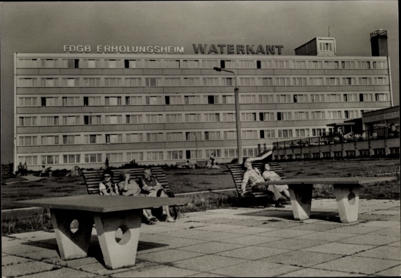 Postcard Börgerende Rethwisch on the Baltic Sea, FDGB recreation home Waterkant