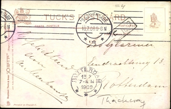 Artists Postcard Thackeray, Lance, Car Crash, Ways of Motors