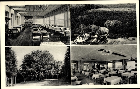 Postcard Bad Münder am Deister, Berggasthaus Pension Ziegenbuche