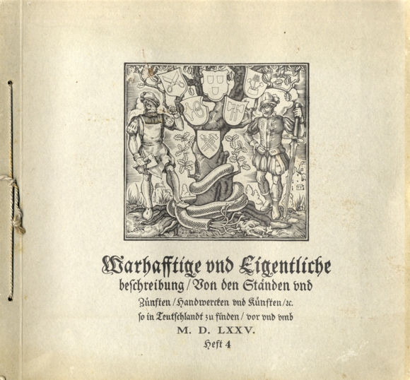 True and actual description of the estates and guilds, issue 4, 1935