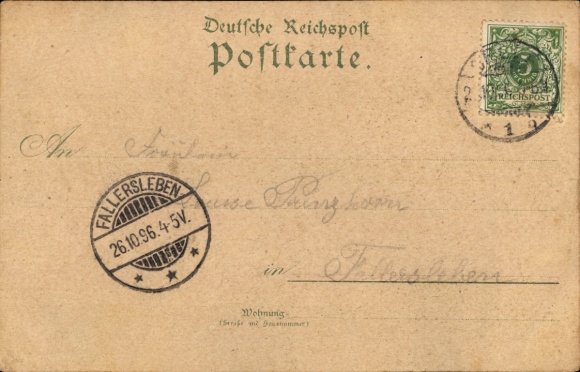 Chromo-Litho Celle in Lower Saxony, Restaurant and Summer Theater Berggarten, Owner E. Westerwald