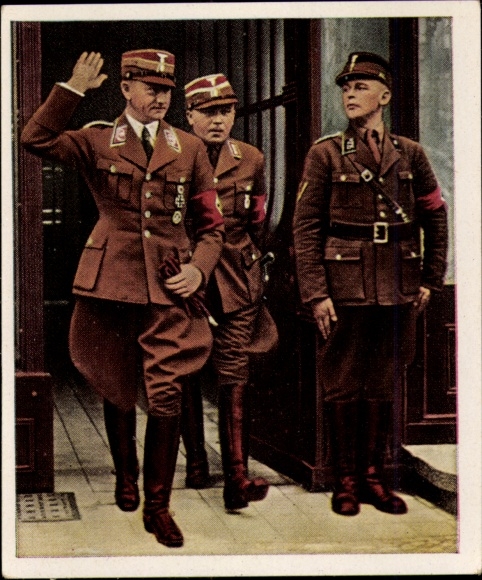 Post-war collection picture No. 241, July 1934, Chief of Staff SA Lutze, arrival in Berlin