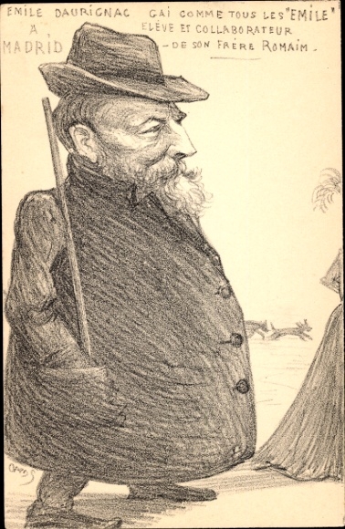 Artist Postcard Emile Daurignac, Affaire Humbert Crawfort, inheritance fraud, Therese Humbert