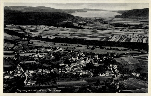 Ak Orsingen Nenzingen Baden Württemberg, luchtfoto