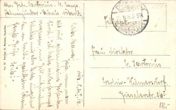 Postcard Döberitz in Havelland, military training area, train station, platform, railway