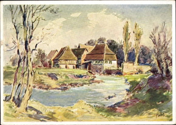 KP artystyczna Graf, Karl, Berg niedaleko Neumarkt in der Oberpfalz, Alte Mühle, NSG KdF