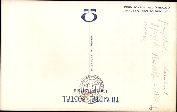 Postcard Julio Argentino Roca, Argentine general and politician, President of Argentina